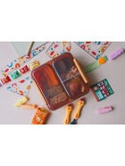 Ланч - бокс для еды Доляна «Классика», пластик, 2 отделения, в школу, 18×18×6 см, оранжевый - Фото 11