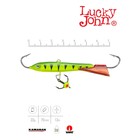 Балансир Lucky John CLASSIC 7 + тройник, 7 см, цвет 36RT блистер - Фото 2