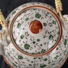 Чайник заварочный 900 мл "Виньетки", цвет зеленый - Фото 4