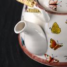 Чайник керамический заварочный с металлическим ситом «Бабочки», 900 мл - Фото 3