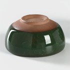 Набор для чайной церемонии керамический «Лунный камень», 7 предметов: чайник 150 мл, 6 пиал 50 мл, цвет зелёный - Фото 9
