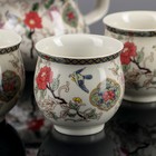 Набор для чайной церемонии керамический «Цветение», 5 предметов: чайник 400 мл, 4 чашки 50 мл - Фото 2