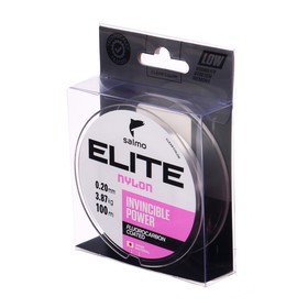 Леска монофильная Salmo Elite FLUORO COATED NYLON, диаметр 0.2 мм, тест 3.87 кг, 100 м, прозрачная