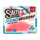 Черви съедобные искусственные LJ Salty Sensation SANDWORM 4.0in (10.16)/F05 15шт. - Фото 3