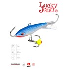 Балансир Lucky John CLASSIC 6 + тройник, 6 см, цвет 15H блистер 7595541 - фото 313269145