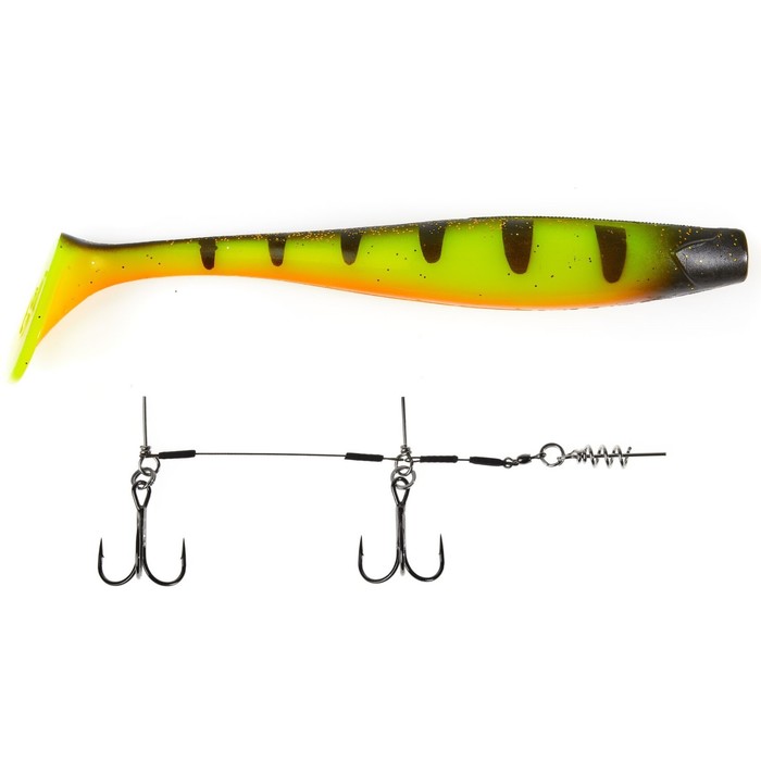 Виброхвосты LJ 3D BBS Series KUBIRA SWIM SHAD 9,0in (22,86)/PG14 1шт.+Stinger L - Фото 1