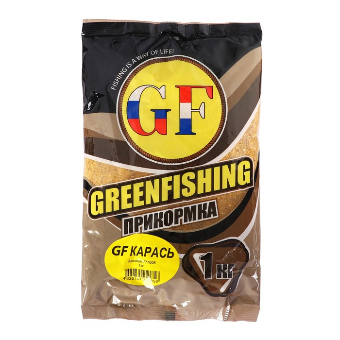 Прикормка Greenfishing GF, карась, 1 кг