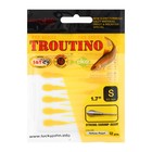 Твистеры съедобные LJ Pro Series TROUTINO, 4.3 см, цвет 101, 12 шт. - Фото 2