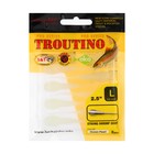 Твистеры съедобные LJ Pro Series TROUTINO, 6.3 см, цвет 033, 8 шт. - фото 6510261