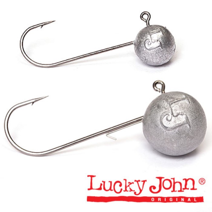 Джиг-головка Lucky John MJ ROUND HEAD, 7 г, крючок № 004 - Фото 1