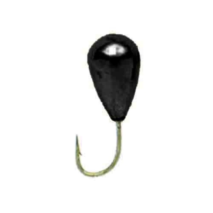 Мормышка вольфрам "Капля" с отверстием и кембриком, вес 0.4 г, 030/B - Фото 1