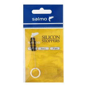Стопоры силиконовые Salmo размер 002/L, 10 шт.