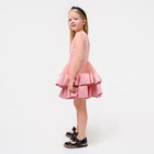 Платье нарядное детское KAFTAN, рост 86-92 см (28), персиковый - Фото 2