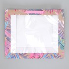 Пакет подарочный крафтовый с пластиковым окном, упаковка, «Нежность», 31 х 26 х 11 см - Фото 5