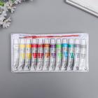 Набор красок по ткани 12 тюбиков по 12 мл 12 цветов (набор 12 шт) - Фото 2