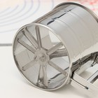 Кружка - сито для просеивания муки Доляна, 375 мл, металл, серебристая - Фото 7