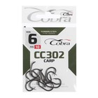 Крючки Cobra CARP, серия CC302, № 06, 10 шт. - Фото 1