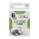 Крючки Cobra FEEDER, серия CF205, № 06, 10 шт. - фото 318720552