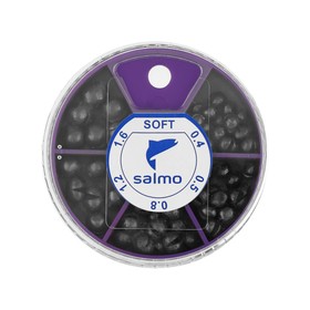 Грузила Salmo дробь soft, набор №2, 5 секций, 0.4-1.6 г, 60 г