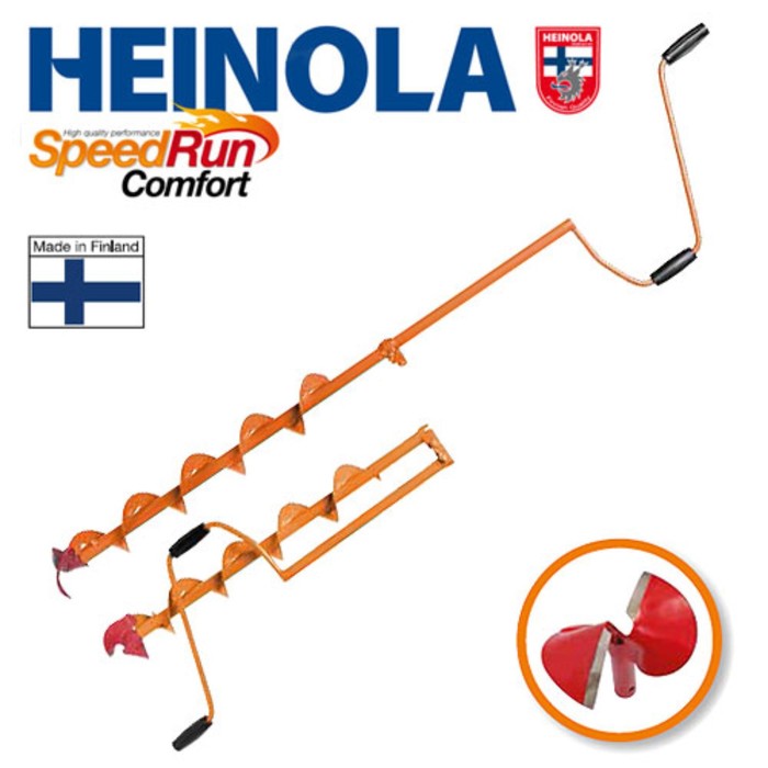 Ледобур Heinola SpeedRun COMFORT, 135 мм, 0. 6м - Фото 1