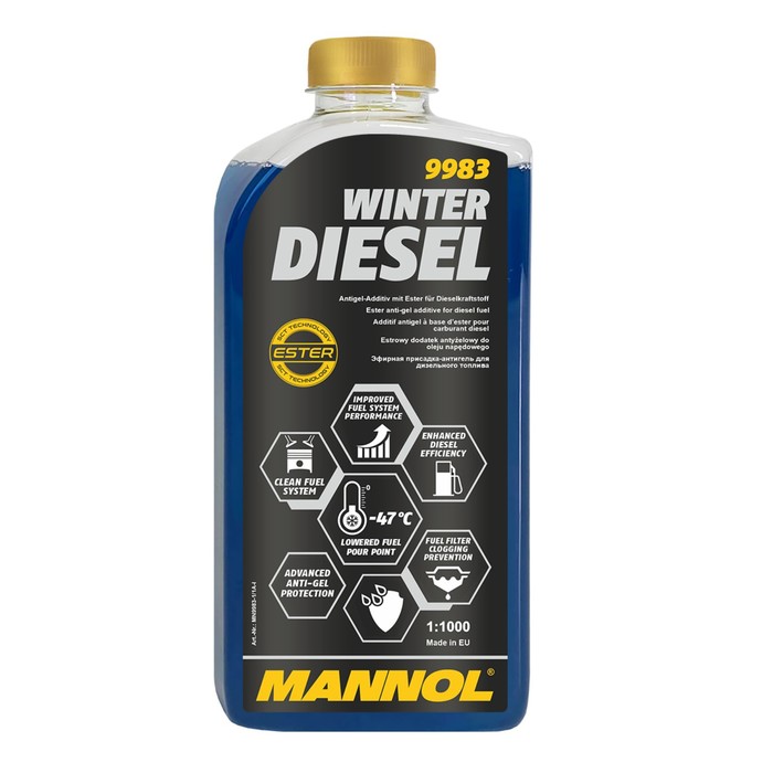 Антигель для диз. топлива зимний Winter Diesel 6721,  250мл - Фото 1