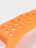 Овощечистка Доляна «Горох», двухсторонняя, 16 см, оранжевая - Фото 4