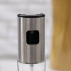 Распылитель для масла и уксуса Magistro Steel, 100 мл, 4.3×18 см, стекло, прозрачный - Фото 2