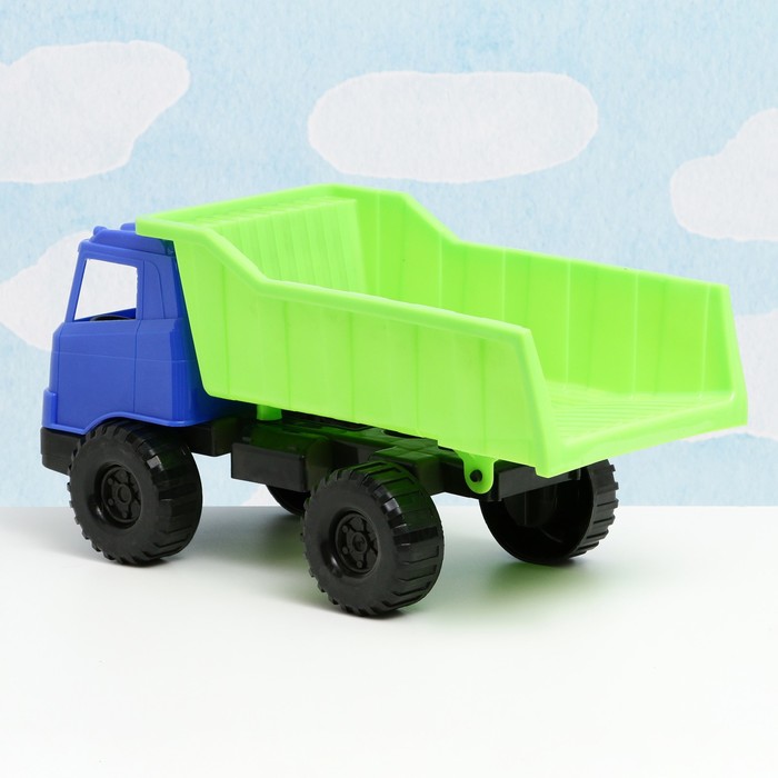 Набор для песочницы 6 предметов: камаз, ведерко, лопатка, грабли, 2 формочки, МИКС 52114