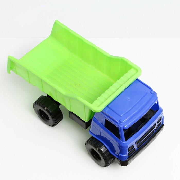 Набор для песочницы 6 предметов: камаз, ведерко, лопатка, грабли, 2 формочки, МИКС 52114