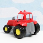 Набор детских игрушек для песочницы "Трактор" с лопатками и формочками, МИКС - Фото 3