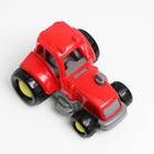 Набор детских игрушек для песочницы "Трактор" с лопатками и формочками, МИКС - Фото 4