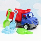 Набор детский "Грузовик": 5 игрушек для песочницы, пластик, микс - фото 10383177