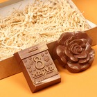 Шоколадные фигурки, 2 в 1 «Роза 2 + 8 марта. Календарь», 160 г - Фото 2