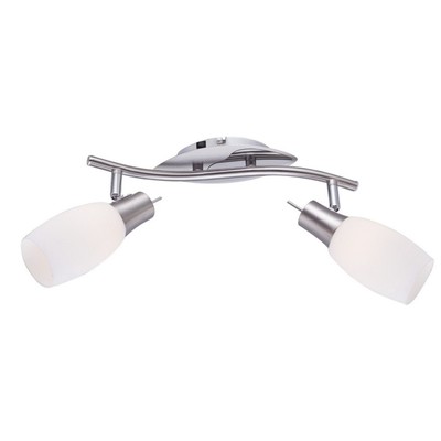 УЦЕНКА Спот Volare 2×40W E14 серебро 7×34×22 см