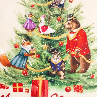 Полотенце «Этель» Noble Christmas 40×73 см, 100% хл, саржа 190 г/м²