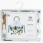 Фартук новогодний "Этель" Forest animals 60х70см, 100% хл, саржа 190 гр/м2 - Фото 10