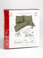 Постельное бельё евро «Этель» Winter village, бязь - Фото 15
