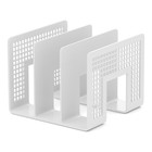 Лоток-сортер для бумаг ErichKrause Classic, вертикальный, 3 отделения, белый - Фото 2