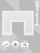 Лоток-сортер для бумаг ErichKrause Classic, вертикальный, 3 отделения, белый - Фото 2