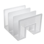 Лоток-сортер для бумаг ErichKrause Classic, вертикальный, 3 отделения, белый - фото 121337513