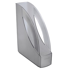 Лоток для бумаг вертикальный 75 мм, ErichKrause Rainbow Classic, дымчатый