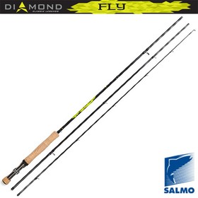 Удилище нахлыстовое Salmo Diamond FLY, тест 6-7 г., длина 2,85 м.