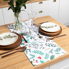 Дорожка на стол новогодняя 