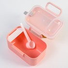 Контейнер для хранения детского питания, 400 мл., 12х8,5х7см, цвет розовый - фото 6511053