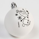 Новогодний шар под роспись, размер шара — 5,5 см «Олаф», Холодное сердце - фото 7777211