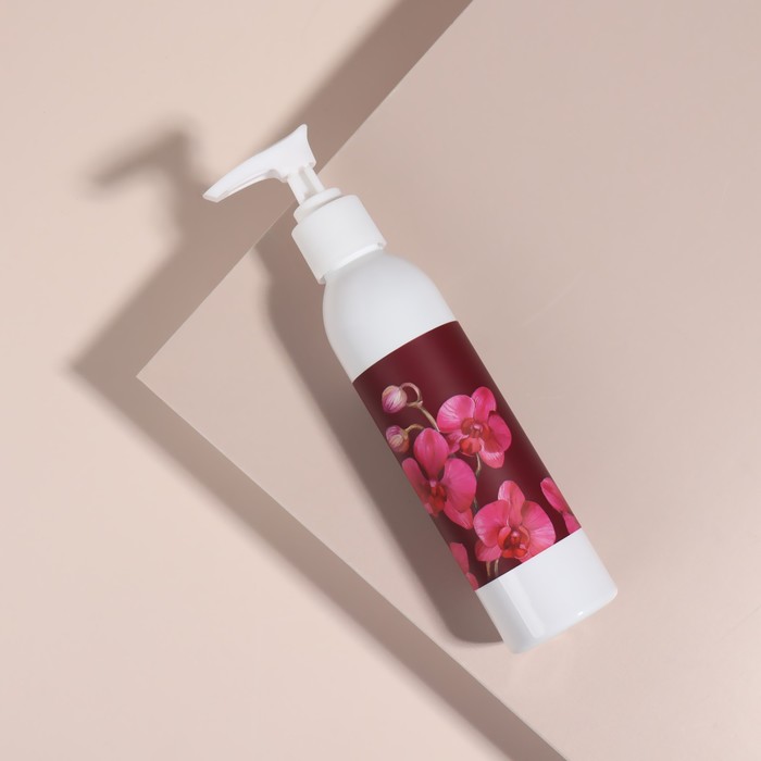 Бутылочка для хранения, с дозатором «Орхидея», 150 мл, цвет белый - Фото 1