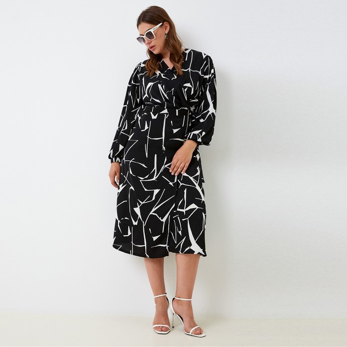 

Платье женское MIST, plus-size, р.50, черный