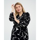Платье женское MIST, plus-size,   р.50, черный - фото 21430143