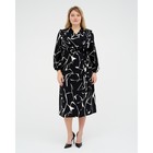 Платье женское MIST, plus-size,   р.50, черный - фото 21430147
