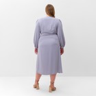 Платье женское MIST, plus-size,   р.50, серо-голубой - Фото 4